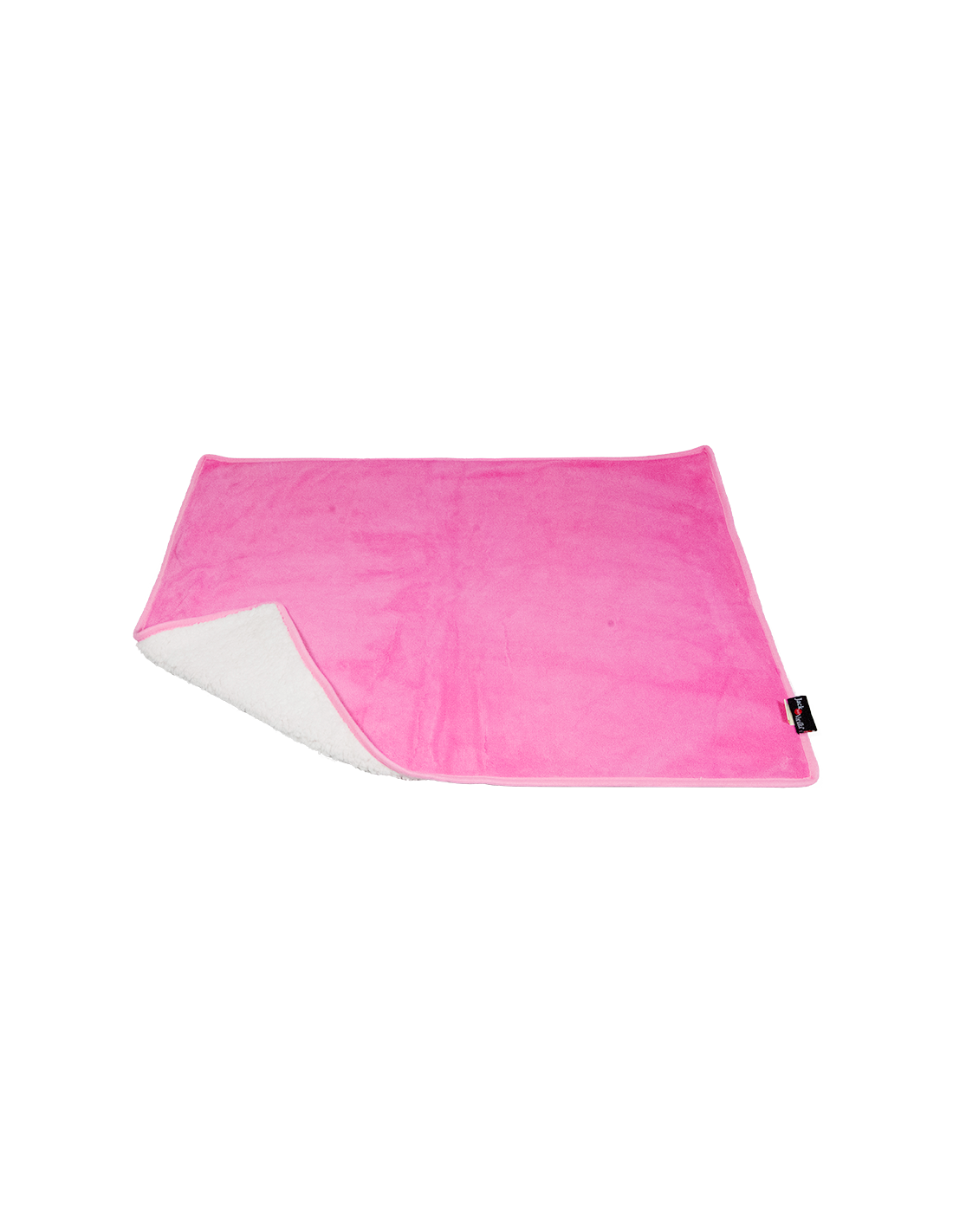 Roze fleece deken