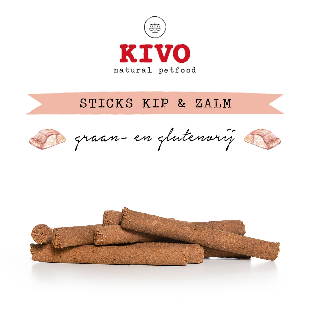 Stick zalm & kip