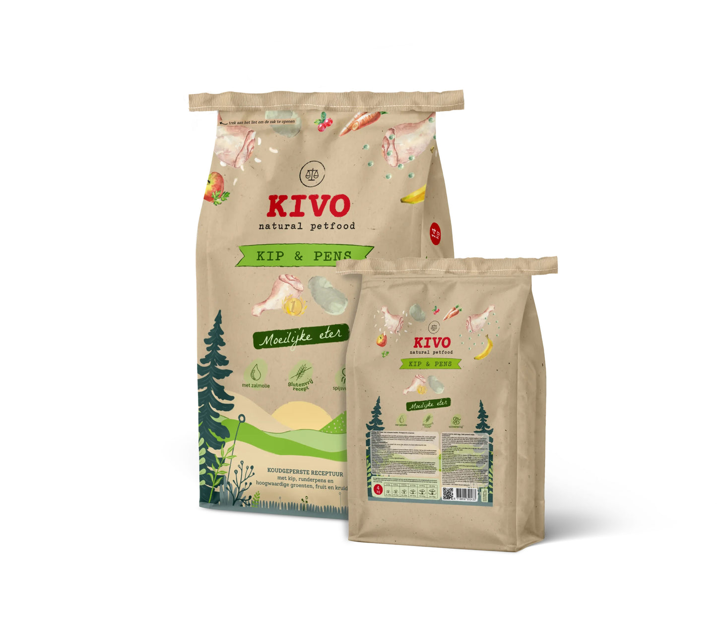 Kip & pens - moeilijke eter