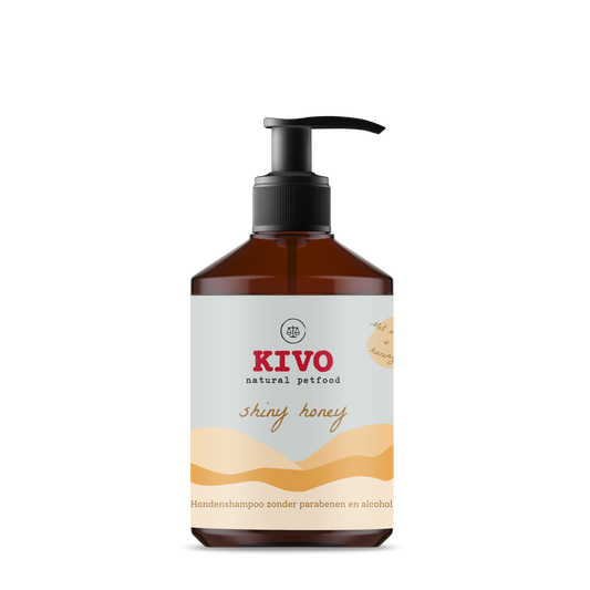 Hondenshampoo shiny honey