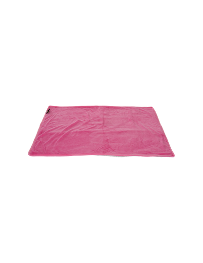 Roze fleece deken