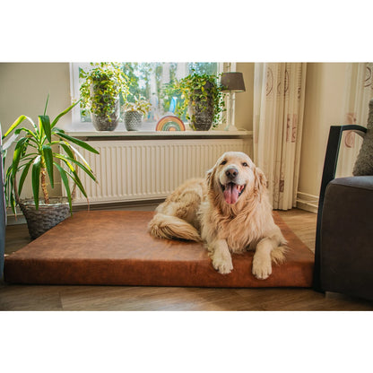 Orthopedisch kussen cognac